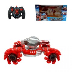 Танк на радіокеруванні, світло, стріляє орбізами, обертається на 360°, підіймає корпус, акум. 3.7 V, роликові колеса, в коробці