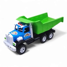 Машинка пластикова Фарго самоскид (синія кабіна зелений кузов)