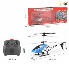 Вертоліт на радіокеруванні F320 з гіроскопом металевий 2 кольори (36)