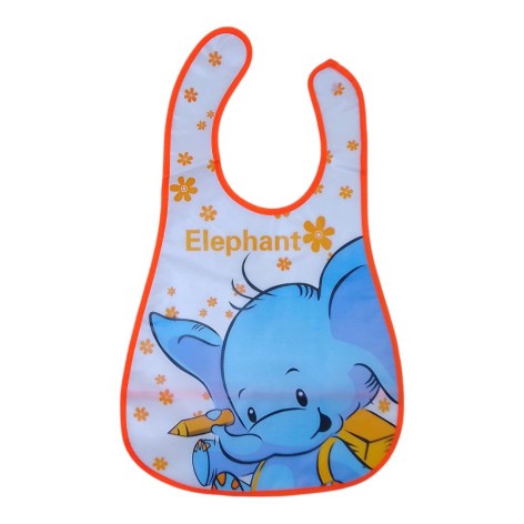 Слюнявчик на липучці, слоник