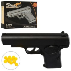 Пістолет метал, на кульках, 16см, в кор-ці, 20-15-4см M17