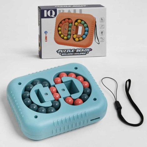 Головоломка-антистресс IQ Magic Bean Cube Bule Bal, 12 см, в коробке
