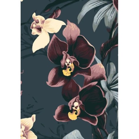 Картина по номерам "Узорные орхидеи" 28x40 см