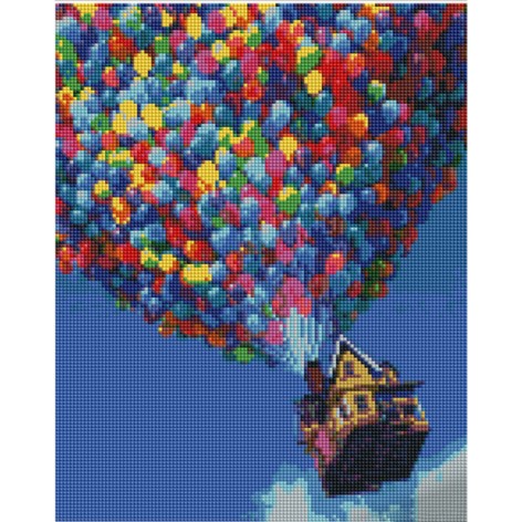 Набір для творчості алмазна картина Вгору! Strateg розміром 30х40 см (KB116)