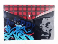 УЦЕНКА 30% Папка с кнопкой А4+ Р0207, цена за 2 шт. //