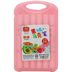 Набор фломастеров 12 цветов, ароматизированные