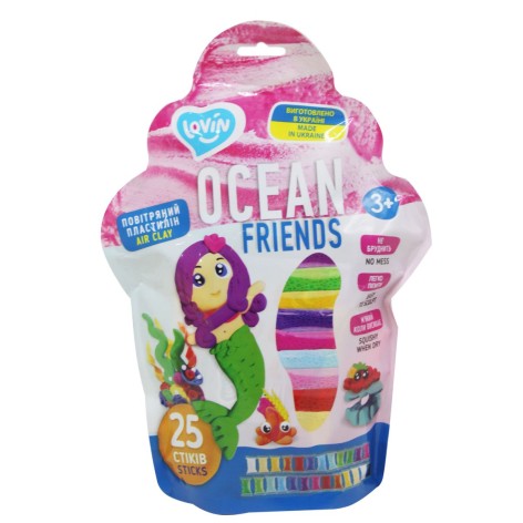 Набор для лепки с воздушным пластилином 