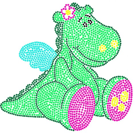 Дитячий набір для розпису "Дракошка" (25х25)