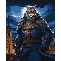 Набір для розпису по номерах. "Пильний погляд" 40х50 см