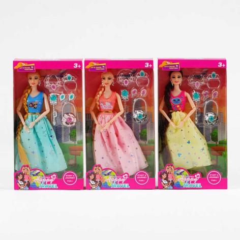 Лялька 3 види, в кор., мікс видів 