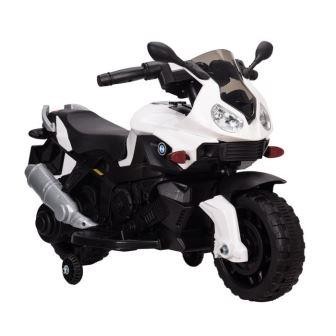 Електромобіль дитячий T-7219/1 WHITE мотоцикл 6V4.5AH мотор 1*20W з MP3 90*42*62