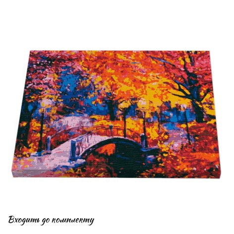 Картина за номерами Riviera Blanca Міст у парку 40x50 см (RB-0458)