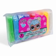Набор для лепки с воздушным пластилином Lovin L.O.L. Surprise! 9 цветов, классик