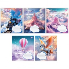 А5/12 кл. Yes Let your dreams, тетрадь учащихся. 25 шт в уп. //