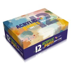 Набір акрилових фарб 12 шт. по 20 мл