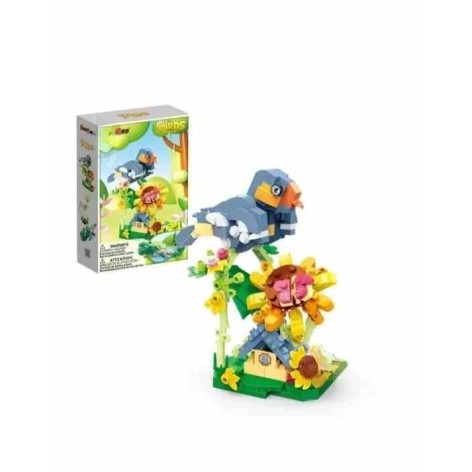 Конструктор "Пташки" (272 ел) 2в1:Тендітна пташка/Крокодил