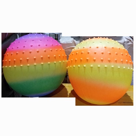 М'яч для фiтнесу 40см, масажний, 290-300г, ПВХ, 2 кольори, у п/е 