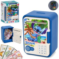 Скарбничка LS, сейф с кодом, 12,5-10,5-в17см, музыка, звук(англ), свет, затягивает купюры, деньги, на бат-ц, в кор-ц, 13-18,5-11см 
