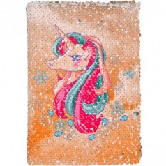 Блокнот с пайетками 