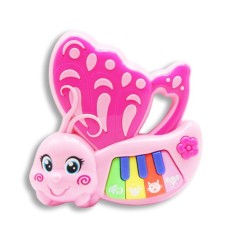 Интерактивная игрушка "Пианино. Бабочка", розовый