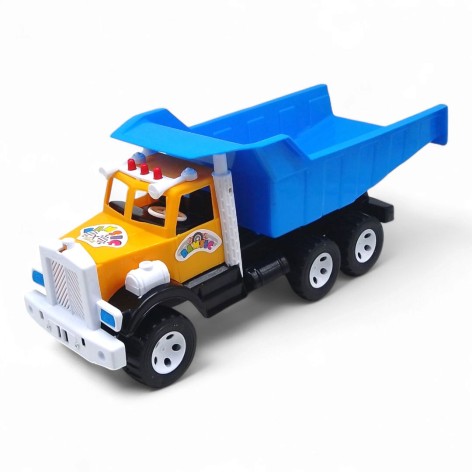 Машинка пластикова Фарго самоскид (жовта кабіна синій кузов)