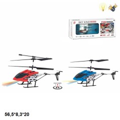 Радіокерований вертоліт F332 з гіроскопом металевий 2 кольори (24)