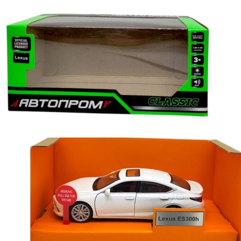 Машинка металева "АВТОПРОМ. Lexus ES300h" (БІЛИЙ)