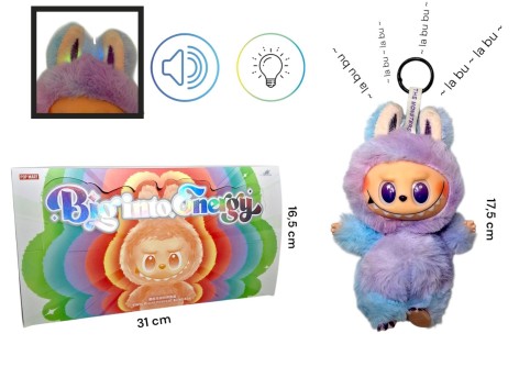 Лялька Labubu POP MART світло + муз. в п-е, у блоці 6 шт //