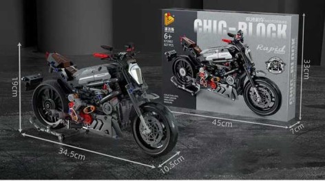 Конструктор 827 деталей, кор. 