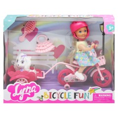 Игровой набор "Кукла Мила на велосипеде", вид 2
