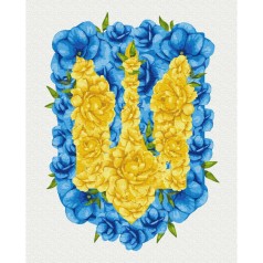 Картина по номерам: Цветущий герб ©Svetlana Drab