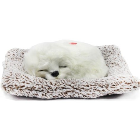 М'яка іграшка Собачка-пушистик на килимку, вид 3