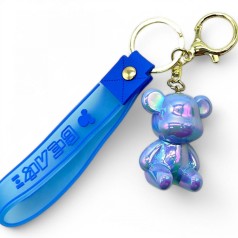 Брелок "Ведмедик Bearbrick" (блакитний)