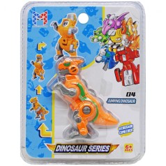 Динозавры - трансформеры, оранжевый.