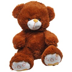 Мягкая игрушка "Медведь Лакомка", 55 см (коричневый)