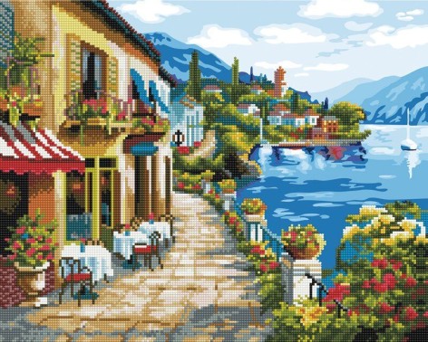 Картина за номерами + Алмазна мозаїка 