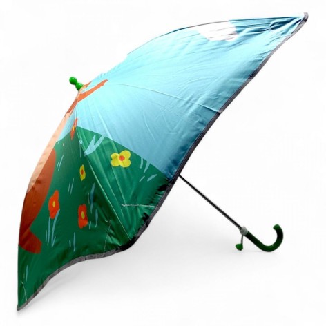Парасолька MIC "Тростина" світловідбиваючі смужки свисток зелена (C68654)
