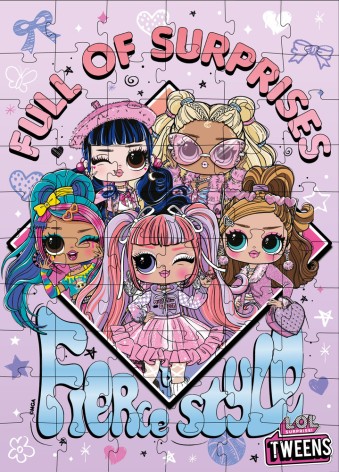 Игра-головоломка. Набор пазлов L.O.L. Surprise! Tweens Fierce Style, 60 элементов