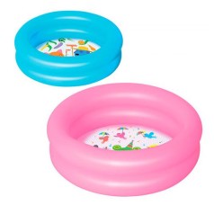 Бассейн детский BW 61-15см, 2кольца, 21л, ремкомплект, 2вида, от 2лет 