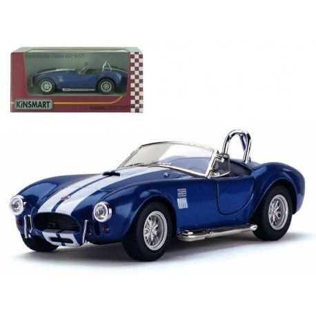 Машинка KINSMART "Shelby Cobra 427" (синяя)