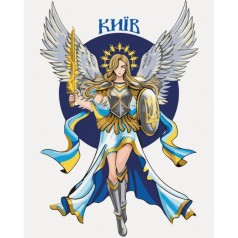 Картина за номерами: Відважний Київ © Захарова Наталія 40*50 BS53379