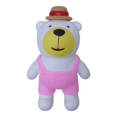 Игрушка-антистресс "Мишка", пена, белый