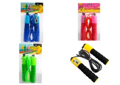 Скакалка з вбудованим лічильником, 4 кольори, довжина 295 см, 1шт в п/е /200/