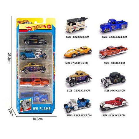 Набір машин довжина 7.5 см, металопластикові, в кор. 