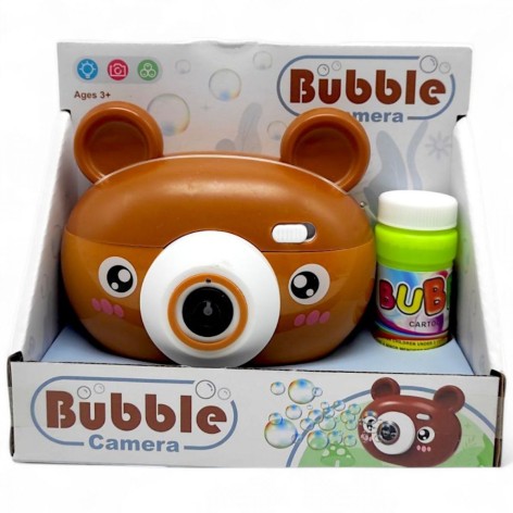 Бульбашкова машина "Фотоапарат ведмедик" з ременем