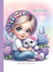 Блокнот, 60г, Інтегральний, 143х200 мм, 64 аркуші, клітинка, Мат.лам. диз.24363