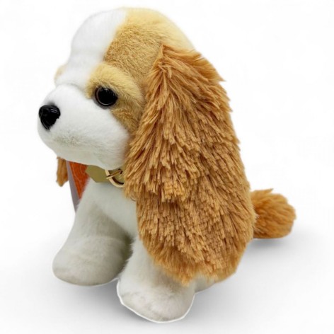 Мягкая игрушка "Спаниель сидячий" (высота - 21 см)