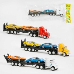 Трейлер 3 вида, инерционный механизм, в п/э, микс видов 