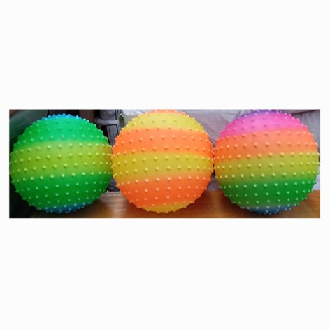 М'яч для фiтнесу 40см, масажний, 290-300г, ПВХ, 3 кольори, у п/е 