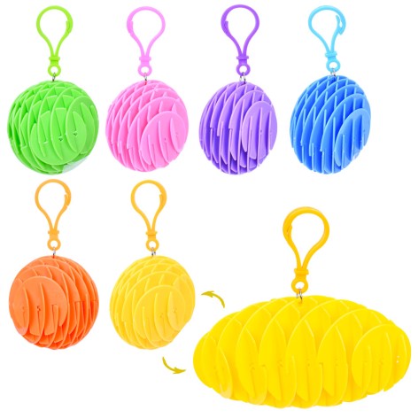 Гра антистрес, 6,5см, сітка, брелок 11см, 6 кольорів, у п/е, 6,5-7-4,5см 